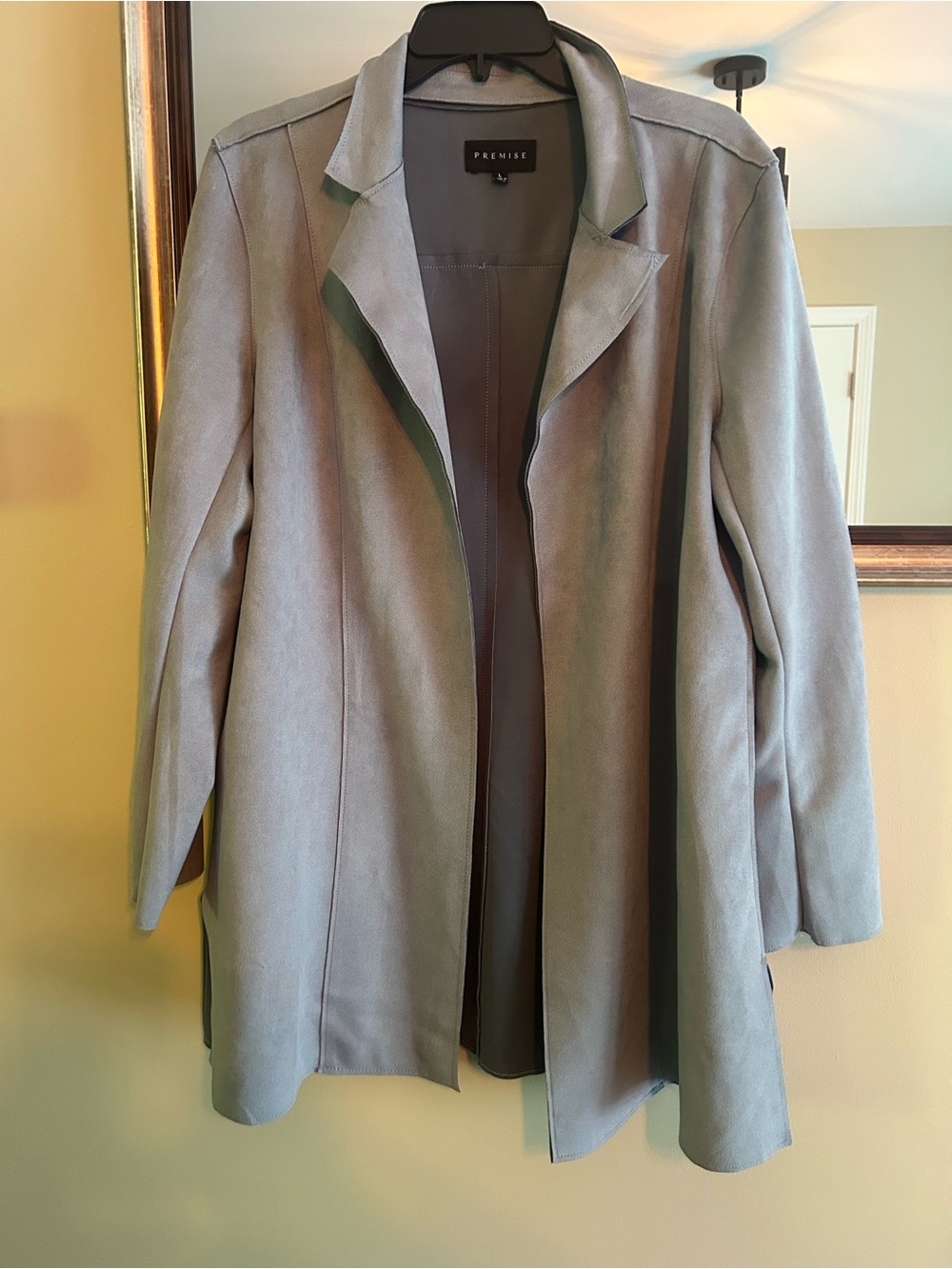 Premise Light blue Open-Front Trench Coat